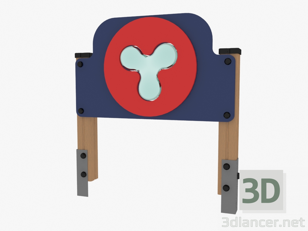 3d model Panel de juego molino (4020) - vista previa