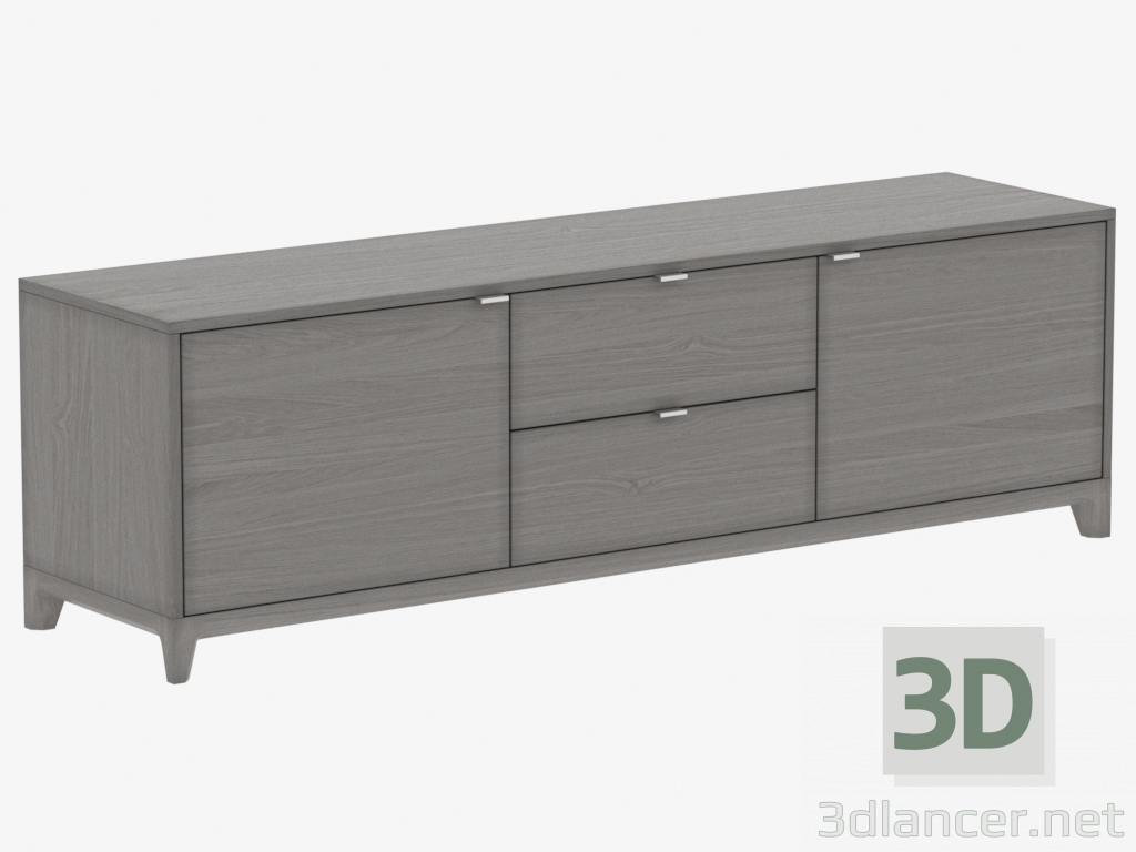 3D modeli TV No. 2 CASE (IDC015104000) altında kaldırım taşı - önizleme