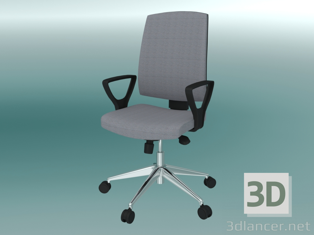 modello 3D Sedia girevole (21S P52) - anteprima