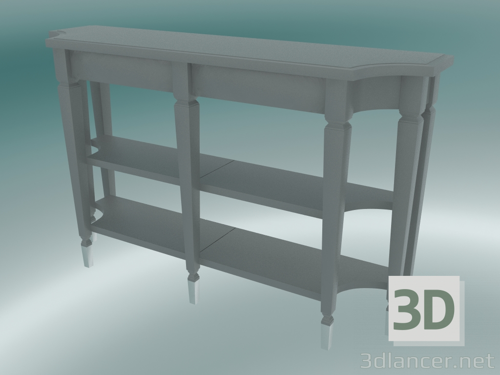 modello 3D Console Dresden (grigio verde) - anteprima