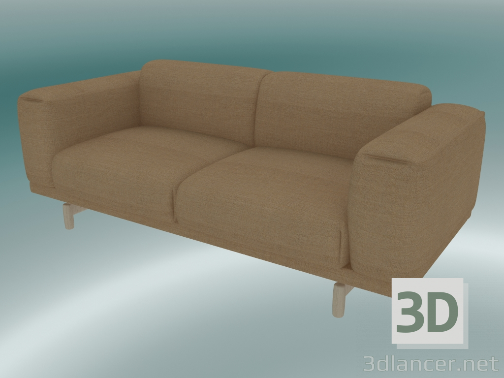 3d модель Диван двухместный Rest (Fiord 451) – превью