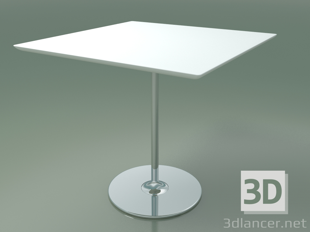 modèle 3D Table carrée 0697 (H 74 - 79x79 cm, F01, CRO) - preview