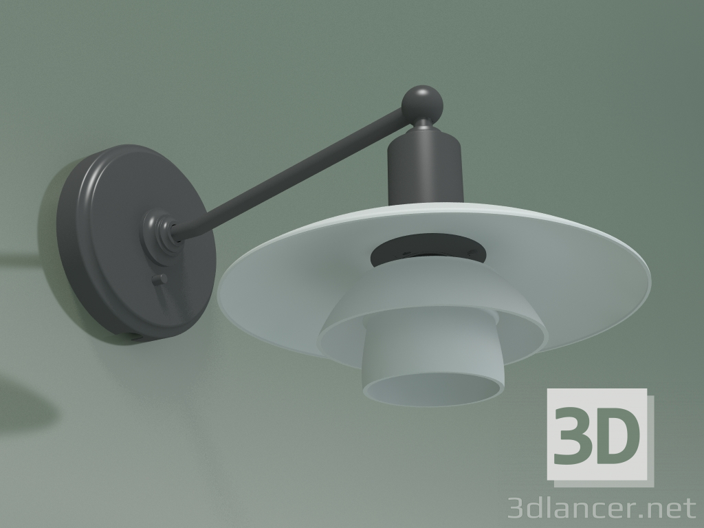 3d model Lámpara de pared PH 2/1 WALL (20W E14) - vista previa