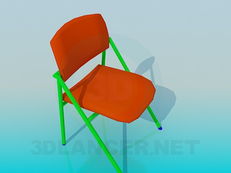 modèle 3D Chaise pour les étudiants - preview