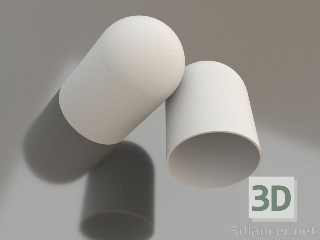 Modelo 3d Luminária de parede (7294) - preview