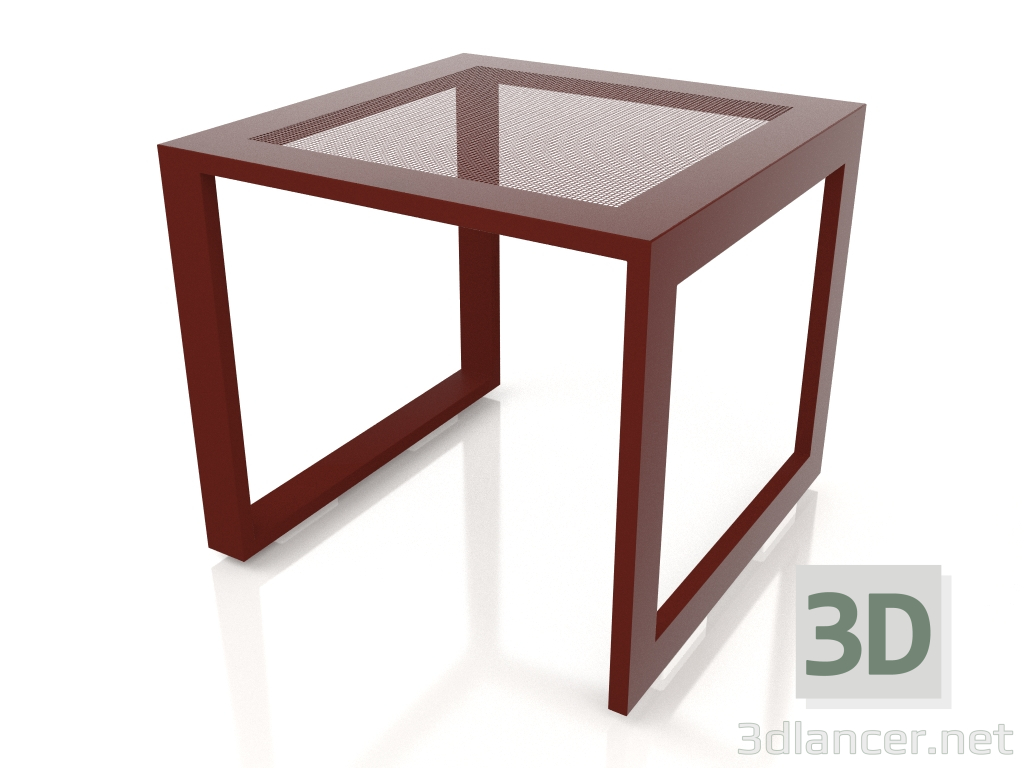 3D Modell Couchtisch 40 (Weinrot) - Vorschau