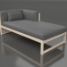 3d model Modular sofa, section 2 right (Sand) - preview