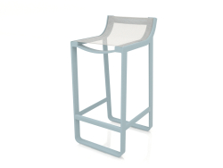 Tabouret semi-bar (Bleu gris)