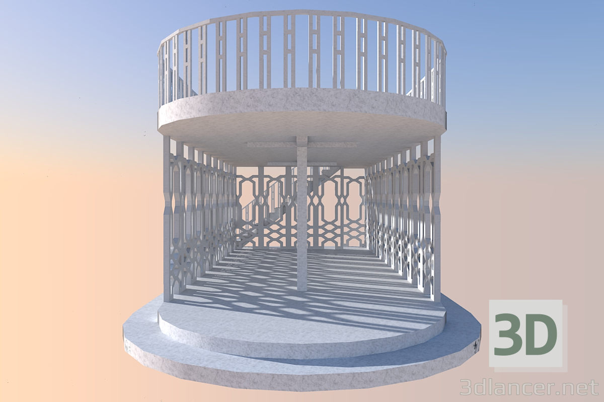 3D Modell Sommerhaus - Vorschau