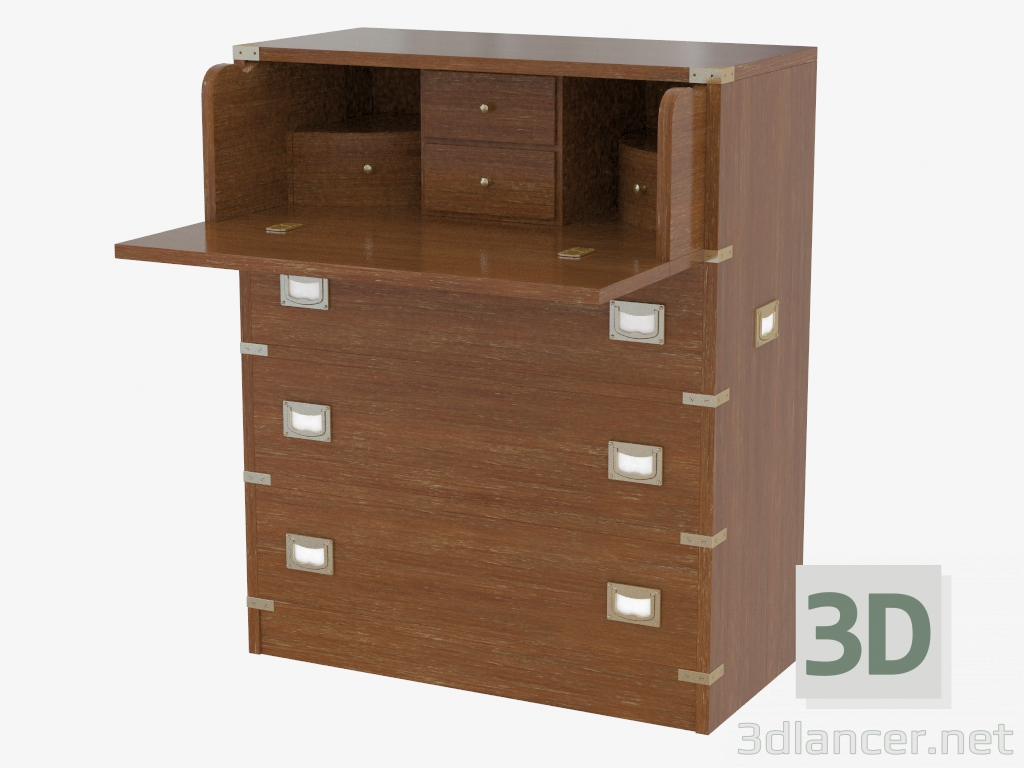 3d model Mesa en un estilo marino con una mesa - vista previa