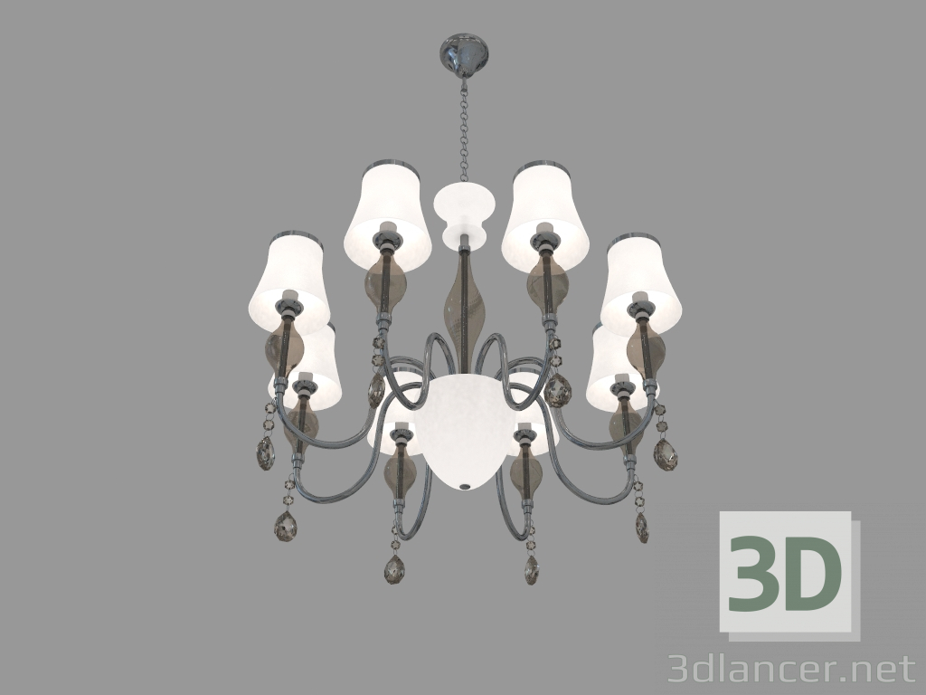 3d model Chandelier pendant Escica (806080) - preview