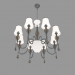 3d model Chandelier pendant Escica (806080) - preview