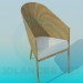 modèle 3D Chaise en bois - preview