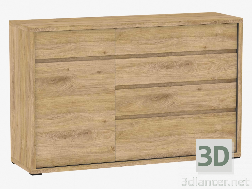 3d model Cofre 1D-5S (TIPO 42) - vista previa