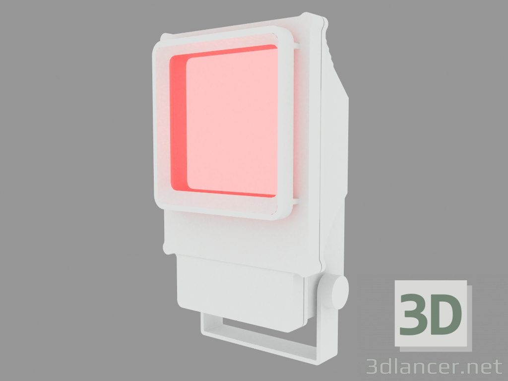 3d model Reflector MINITECHNO INUNDACIÓN RECTANGULAR (S3760 + S3786_300W_QTDE12) - vista previa