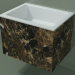 3d model Wall-mounted washbasin (02R122101, Emperador M06, L 48, P 36, H 36 cm) - preview