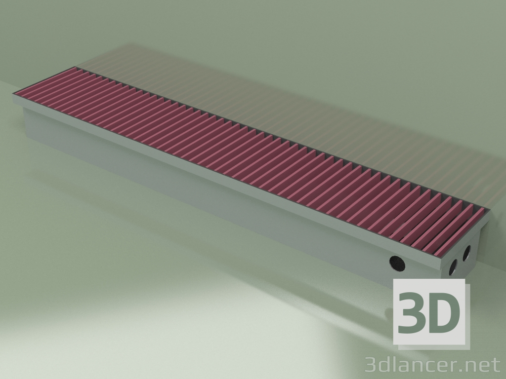 3d model Duct convector - Aquilo FMK (180x1000x110, RAL 4002) - preview