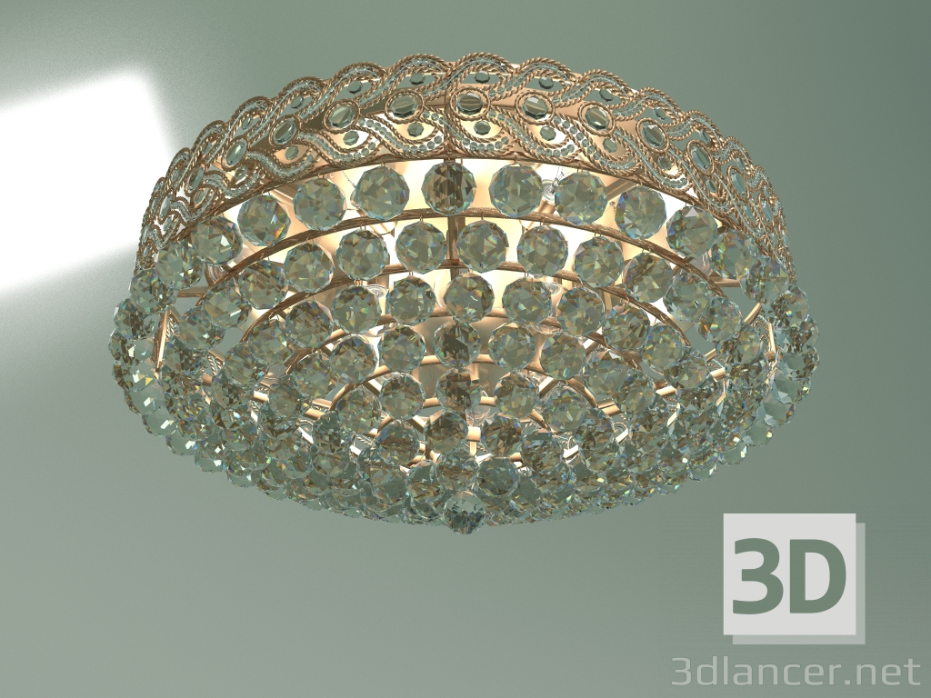 Modelo 3d Candelabro de suspensão 3296-16 (cristal Strotskis transparente em ouro) - preview