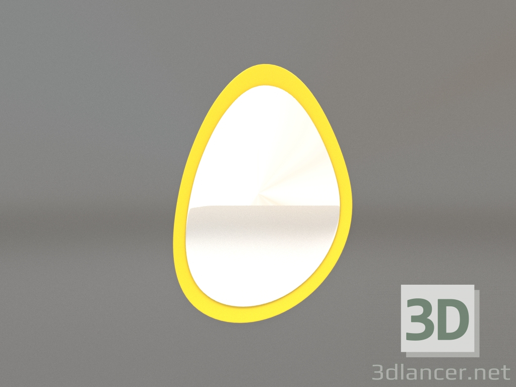 modèle 3D Miroir ZL 05 (305х440, jaune lumineux) - preview