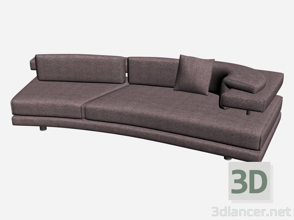 3d model Sofá Rodi - vista previa