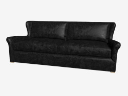 Sofá de cuero SOFA DE CUERO Y LANA