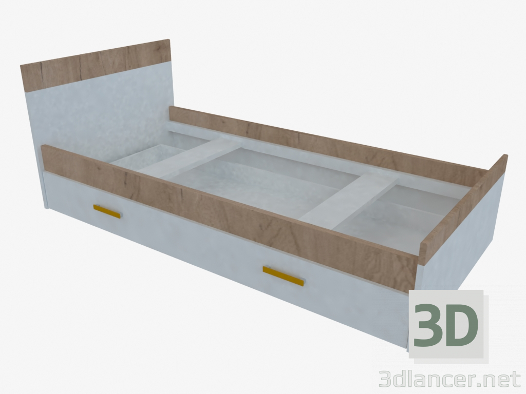 3d model Cama (TIPO 90) - vista previa