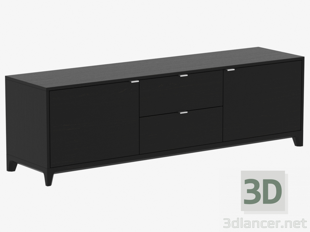 3D modeli TV No. 2 CASE (IDC015106000) altında kaldırım taşı - önizleme