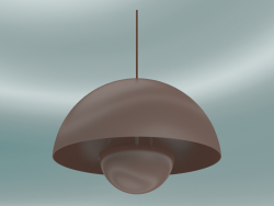 लटकन दीपक फ्लावरपॉट (VP2, lamp50cm, H 36cm, बेज लाल)