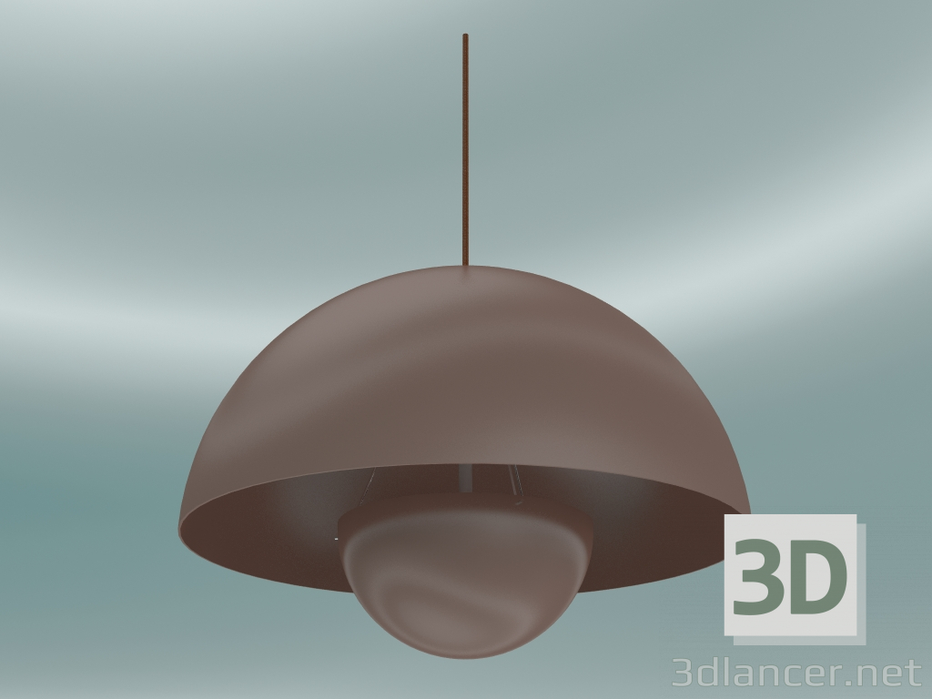 3d model Pendant lamp Flowerpot (VP2, Ø50cm, H 36cm, Beige red) - preview