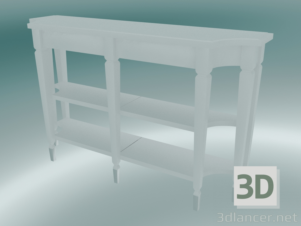 Modelo 3d Console Dresden (Branco) - preview