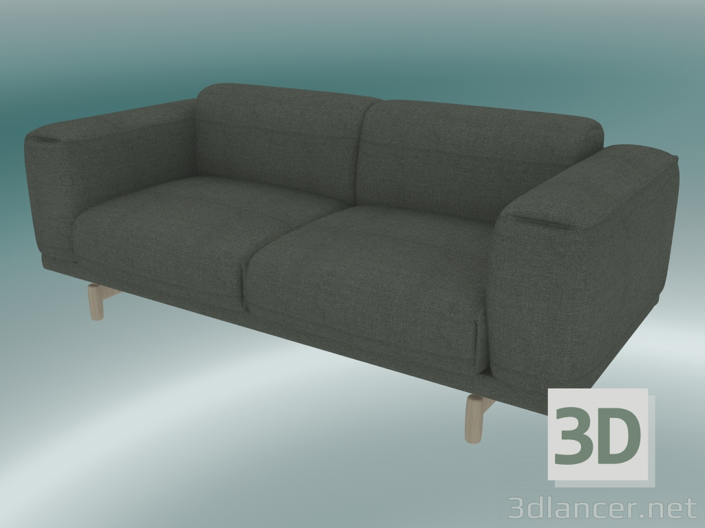 modèle 3D Canapé double Rest (Fiord 961) - preview