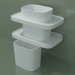 3d model Wall-mounted washbasin with basket Totem (02FO44304) - preview