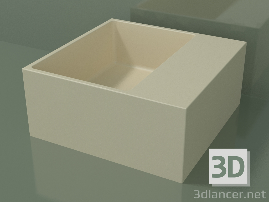 Modelo 3d Lavatório de bancada (01UN11102, Bone C39, L 36, P 36, H 16 cm) - preview