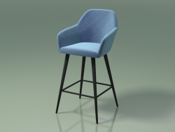 Chaise demi-bar Antiba (112917, bleu nuit)