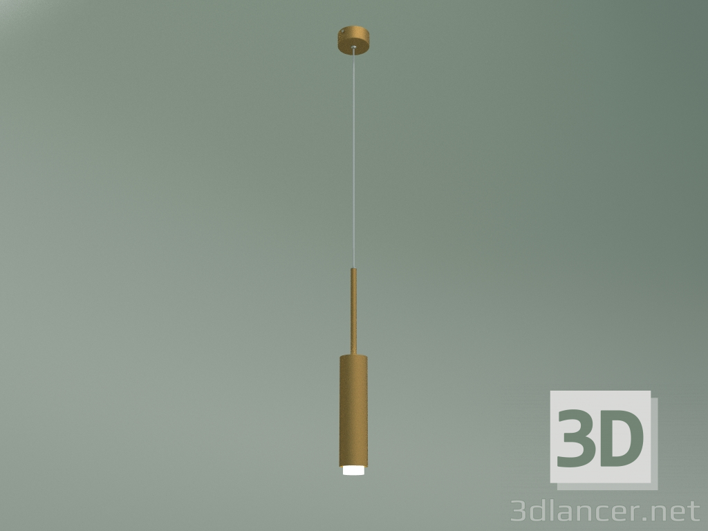 Modelo 3d Lâmpada LED pendente Dante 50203-1 (ouro fosco) - preview