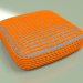 3d model Almohada Rococó (naranja) - vista previa