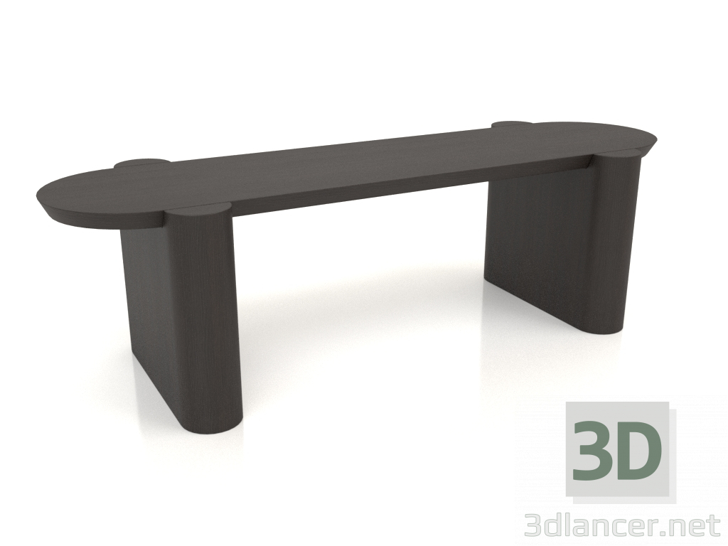 3D Modell Bank BK 03 (1200x400x350, Holzbraun) - Vorschau