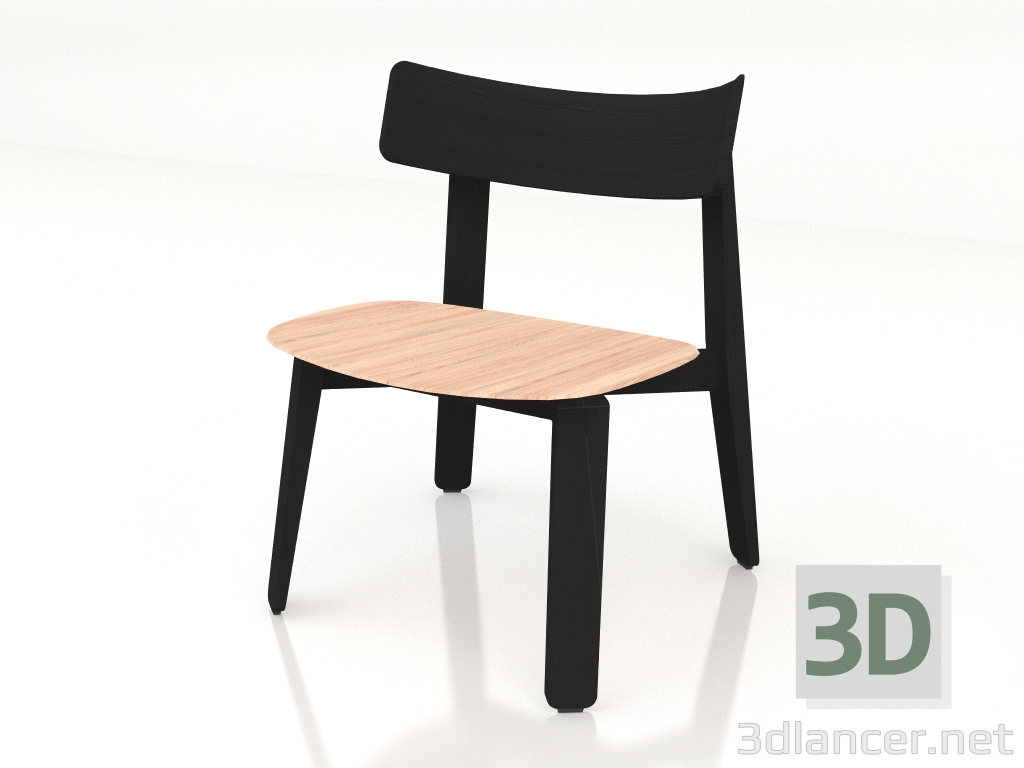 3d model Sillón Nora (oscuro) - vista previa