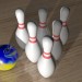 modello 3D Impostare a giocare a bowling - anteprima