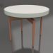 modèle 3D Table basse ronde Ø60 (Gris ciment, DEKTON Sirocco) - preview