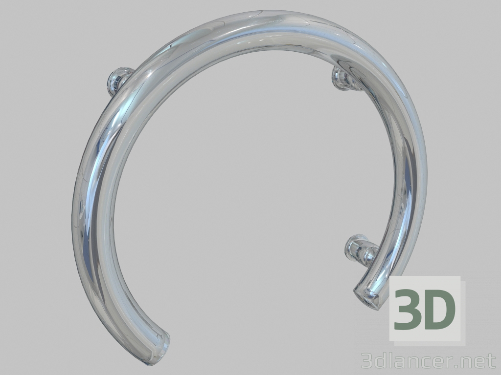 3d model Steel wall holder in the form of a horseshoe Vital (NIV 041G) - preview