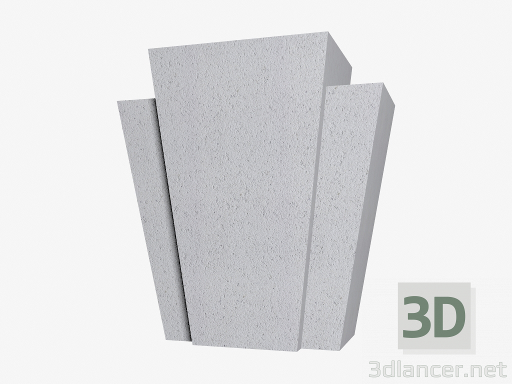 modello 3D Keystone (FZ41Y) - anteprima