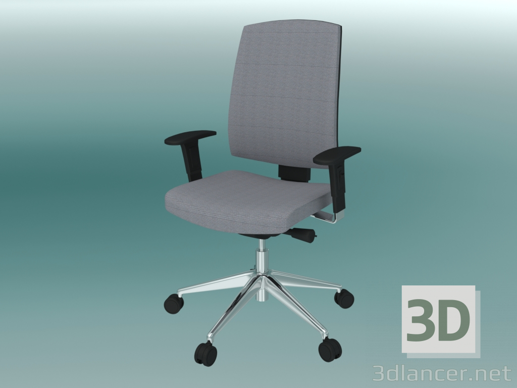 modello 3D Sedia girevole (23SL P45) - anteprima