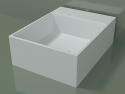 Lavabo da appoggio (01UN11302, Glacier White C01, L 36, P 48, H 16 cm)