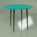 modèle 3D Table de cuisine Spoutnik 90 cm (turquoise) - preview