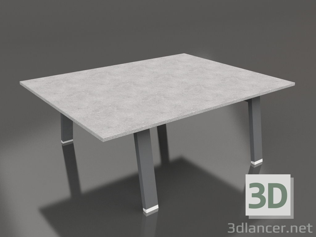 3d модель Стол журнальный 90 (Anthracite, DEKTON) – превью