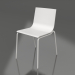 3d model Silla de comedor modelo 2 (Gris) - vista previa