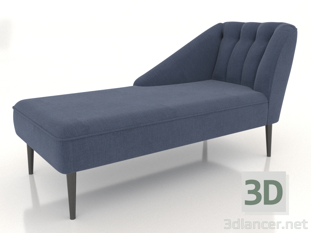 modèle 3D Canapé design en marbre - preview