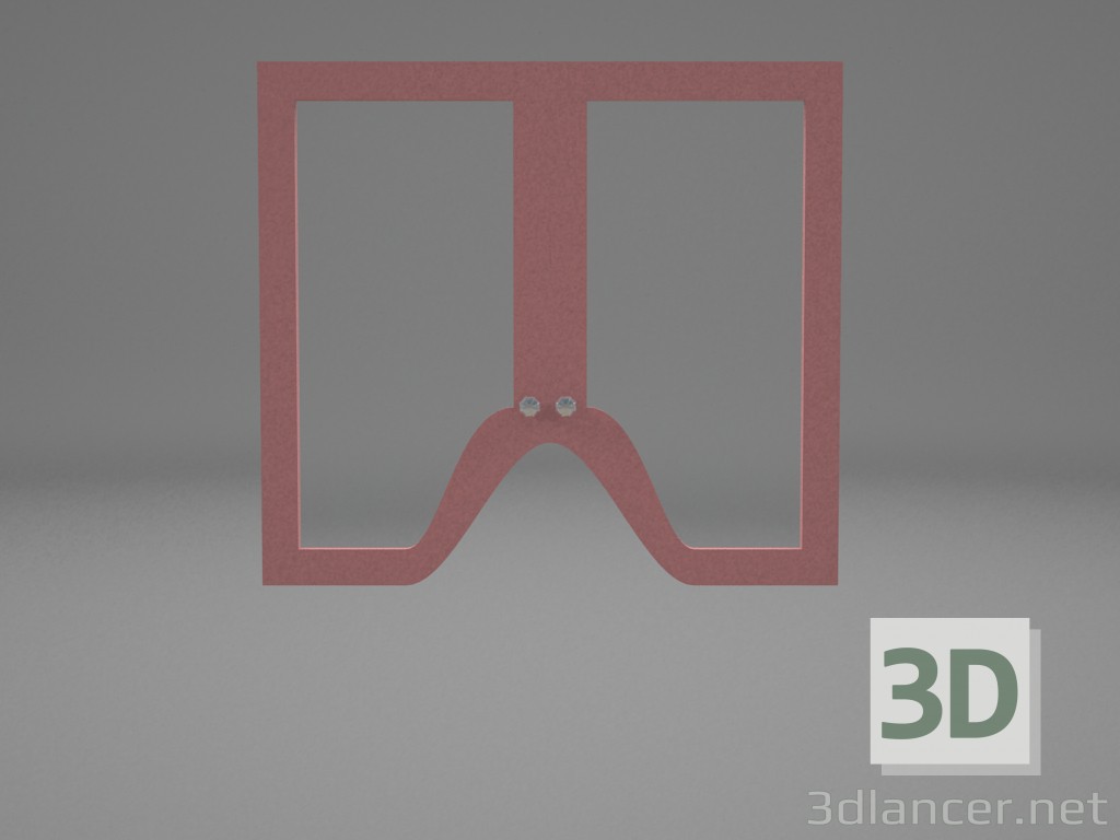 Modelo 3d Portas de armário de cozinha - preview