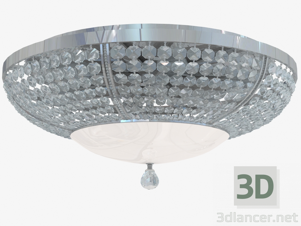 modello 3D Louvre Lampadario (1224-6U) - anteprima